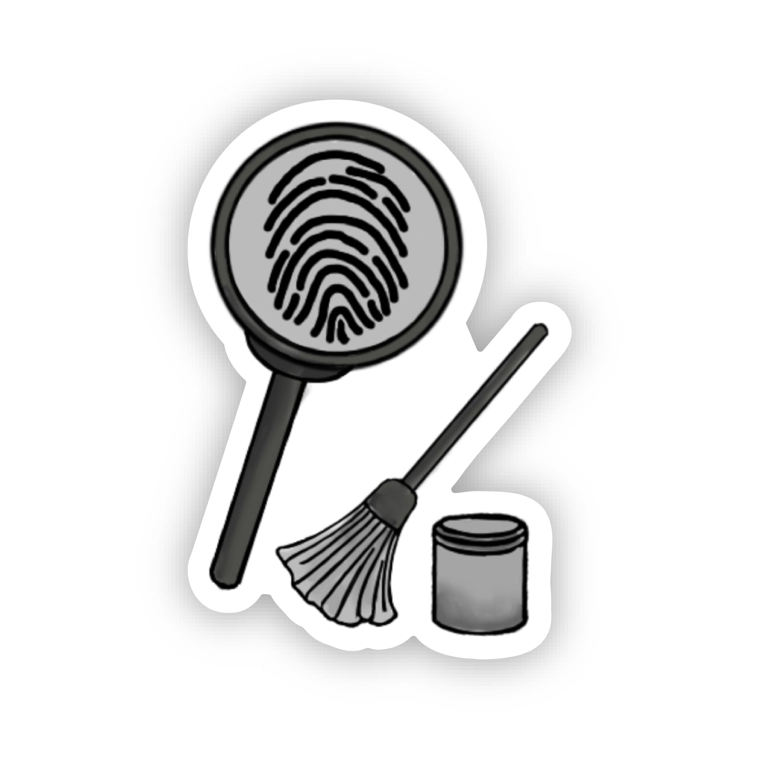 Sticker | Crime Scene Fingerprint-zoom-1