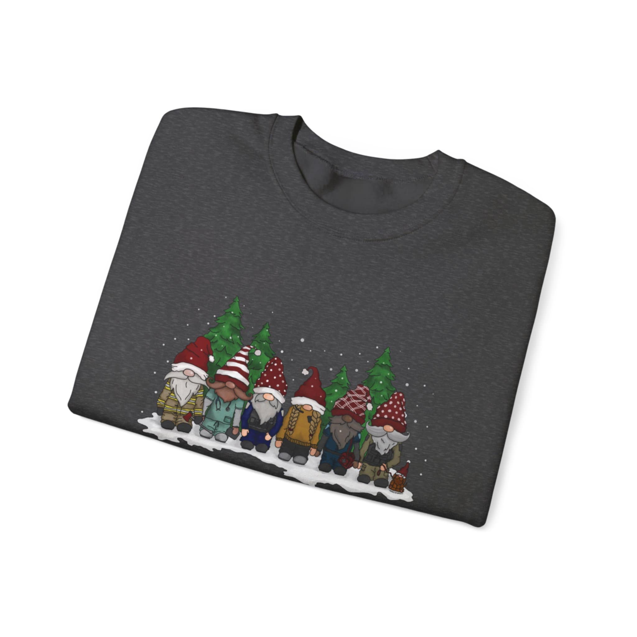 First Responder Gnomes | Crewneck | White-zoom-3