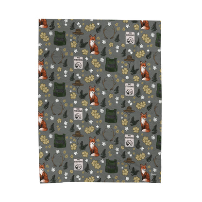 Conservation Officer Velveteen Plush Blanket *PRE-ORDER