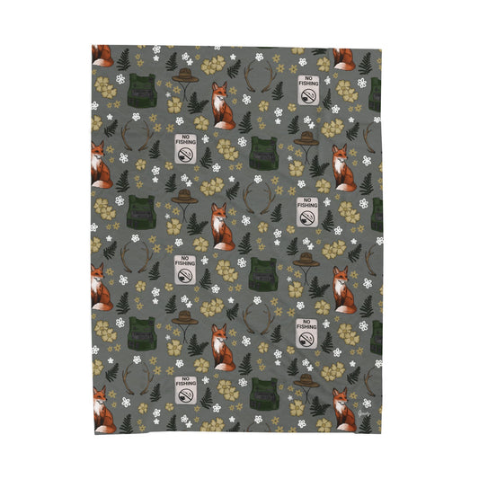 Conservation Officer Velveteen Plush Blanket *PRE-ORDER