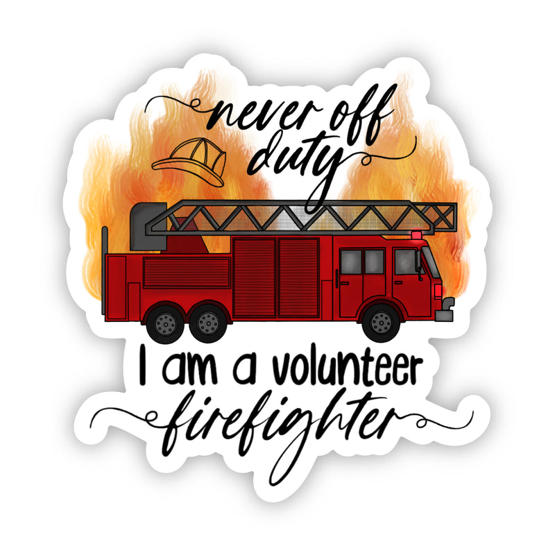 Sticker | Volunteer Firefighter-zoom-