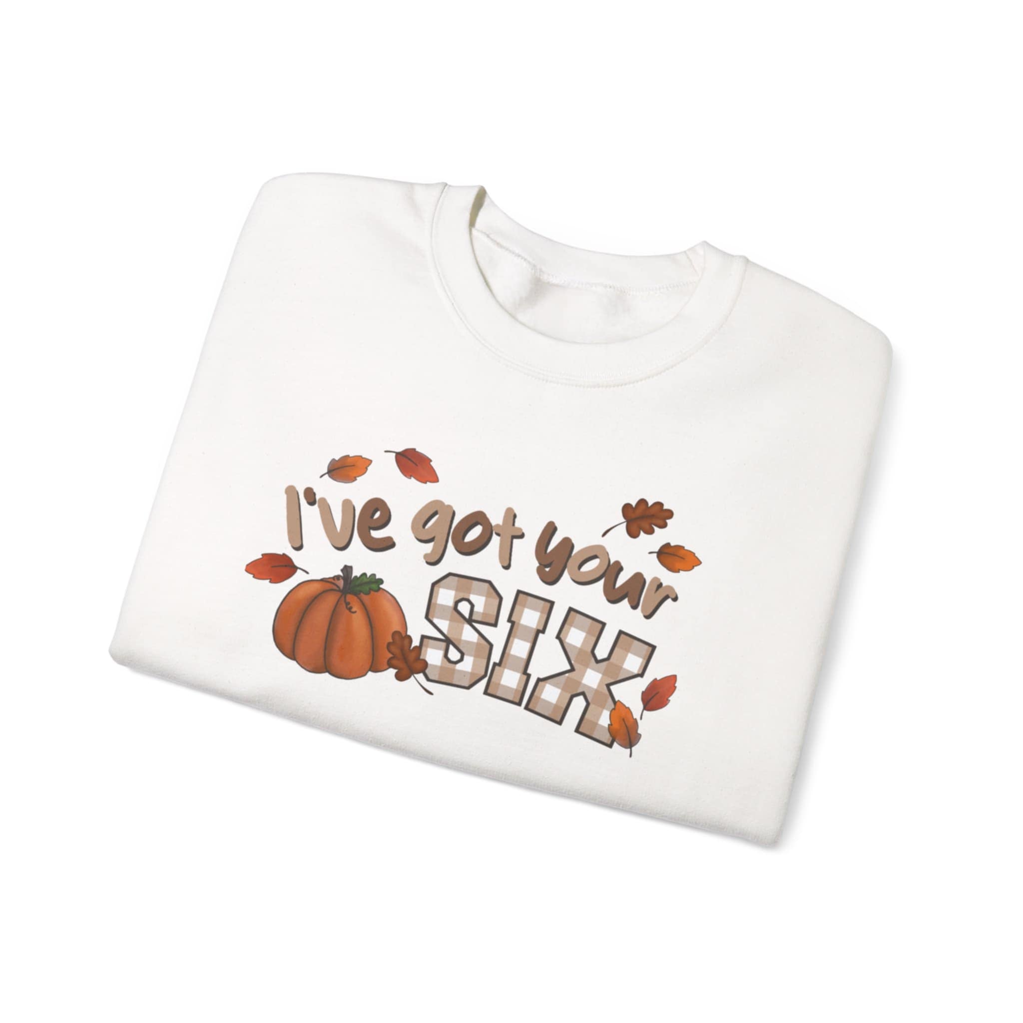 I've got your six | Crewneck | White-zoom-2
