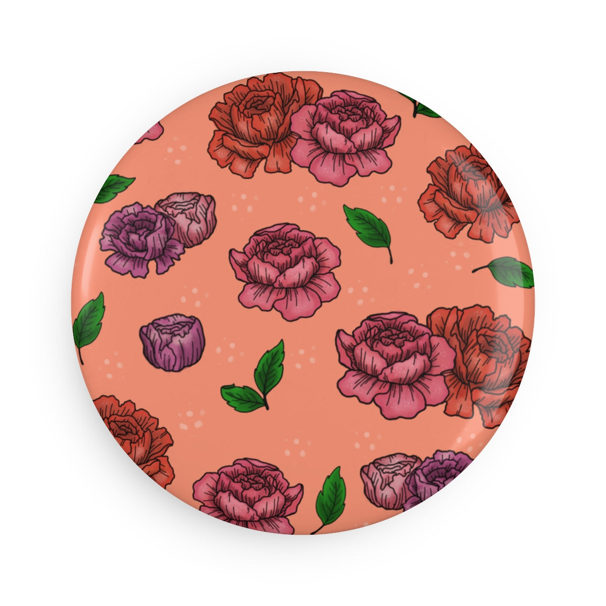 Peonies Blossom Magnets-zoom-1