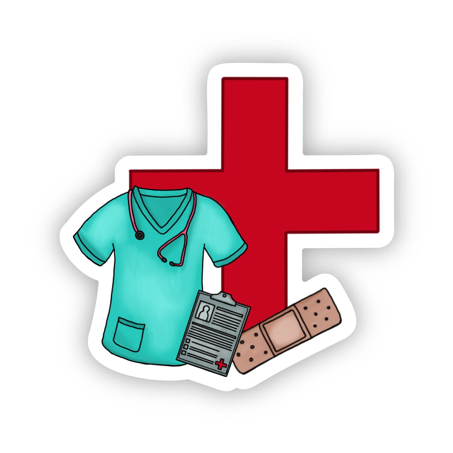 Sticker | Medical Cross-zoom-1
