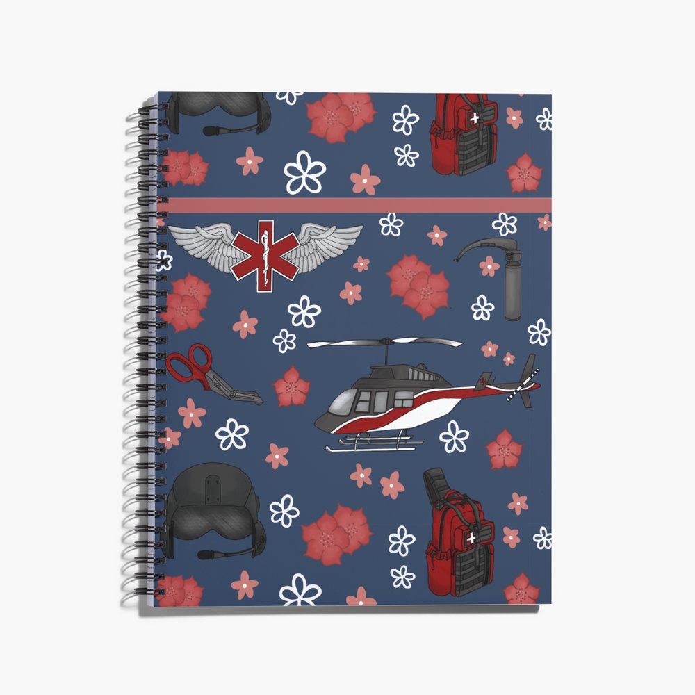 Flight Medic / Nurse Spiral Notebook / Journal