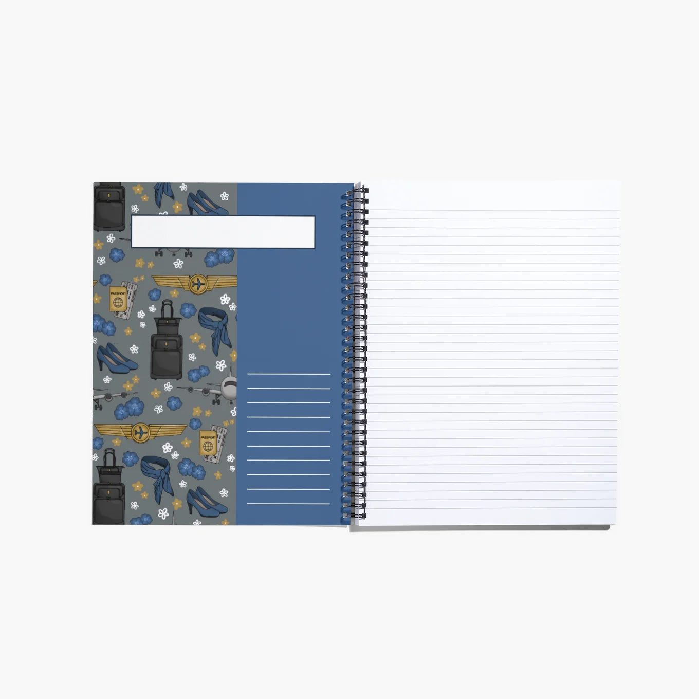 Flight Attendant Spiral Notebook / Journal-zoom-2