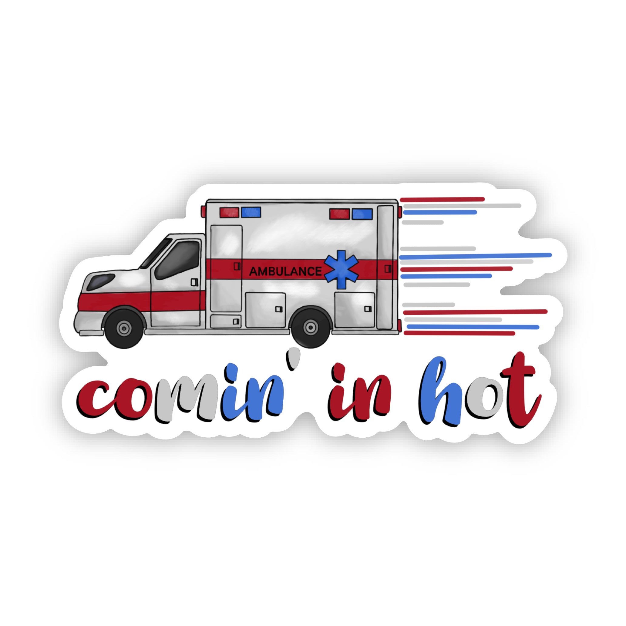 Sticker | Comin' in hot