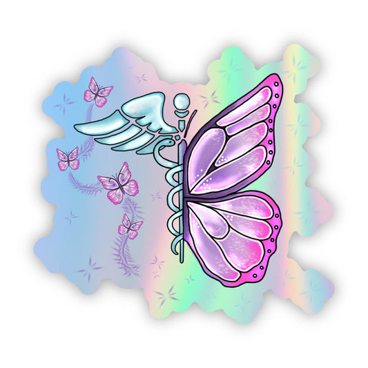 Sticker | Medic Butterfly Holographic