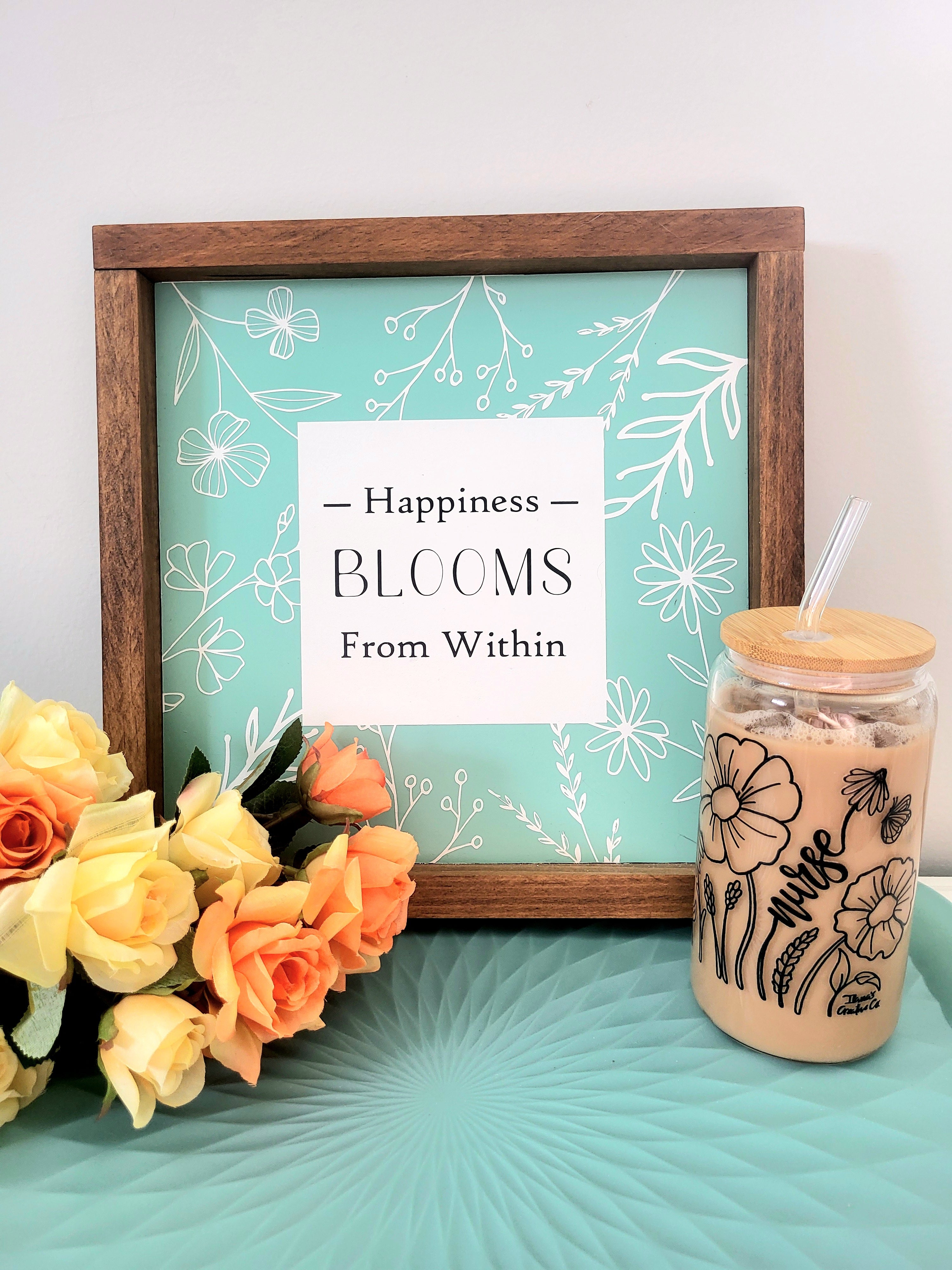 First Responder Wildflower -Glass Sipper Cup *Pre-Order-zoom-3