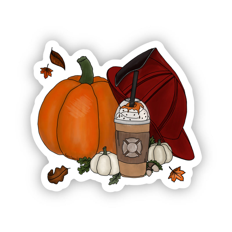 Sticker | Autumn Firefighter-zoom-