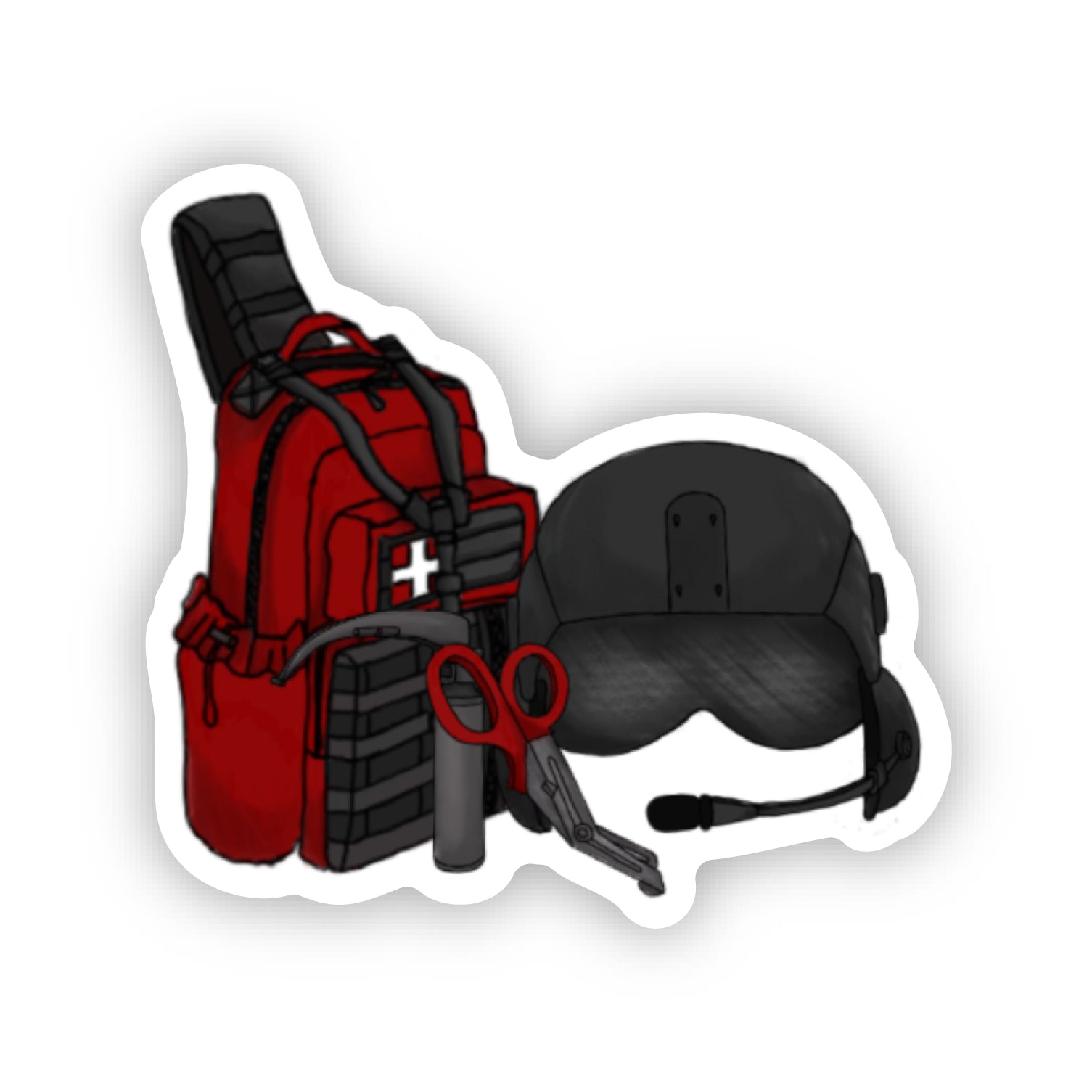 Sticker | Air Medic/ Nurse Gear-zoom-1