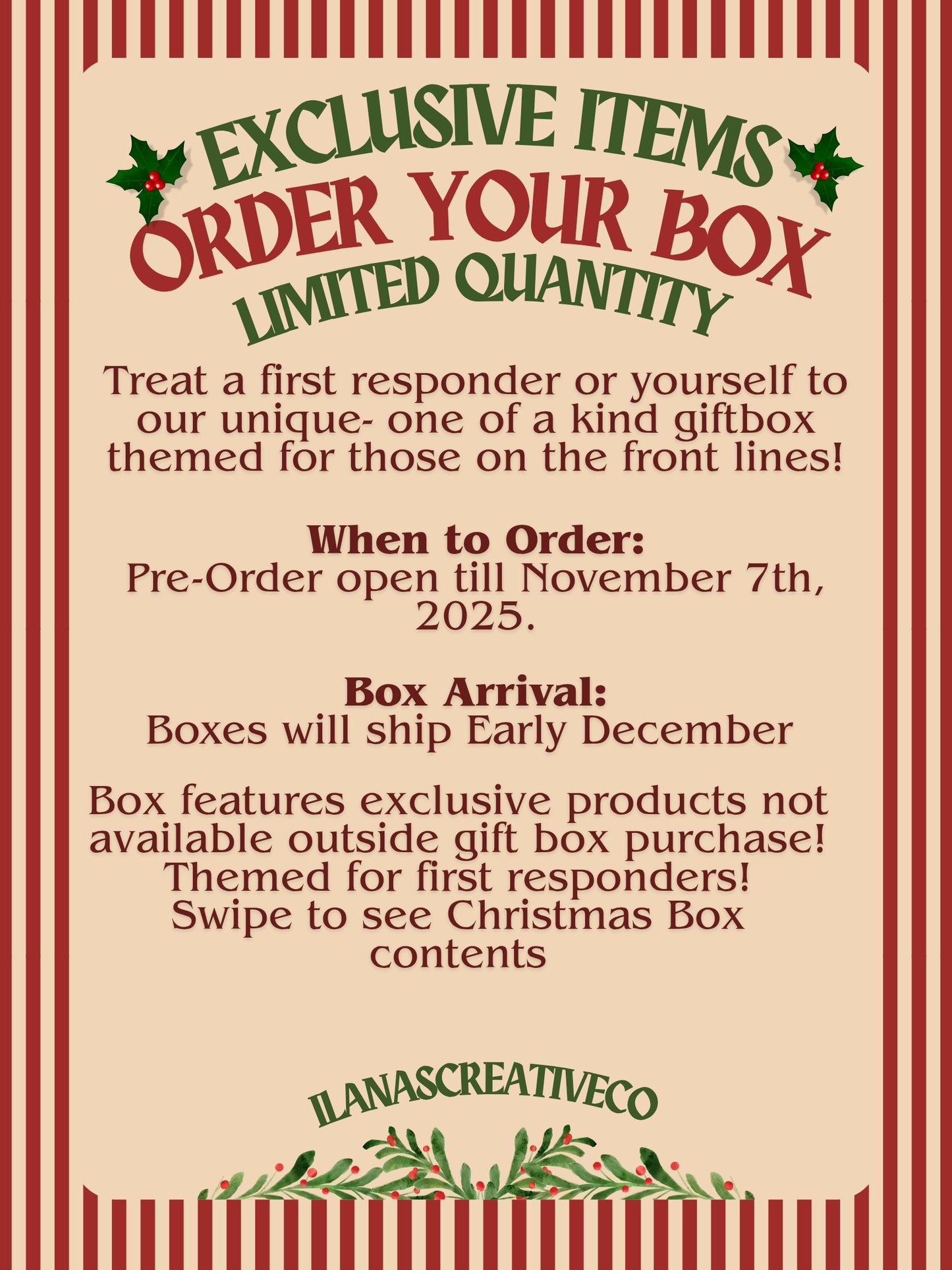 First Responder Christmas Box