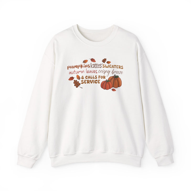 Autumn Vibes | Crewneck | White-zoom-