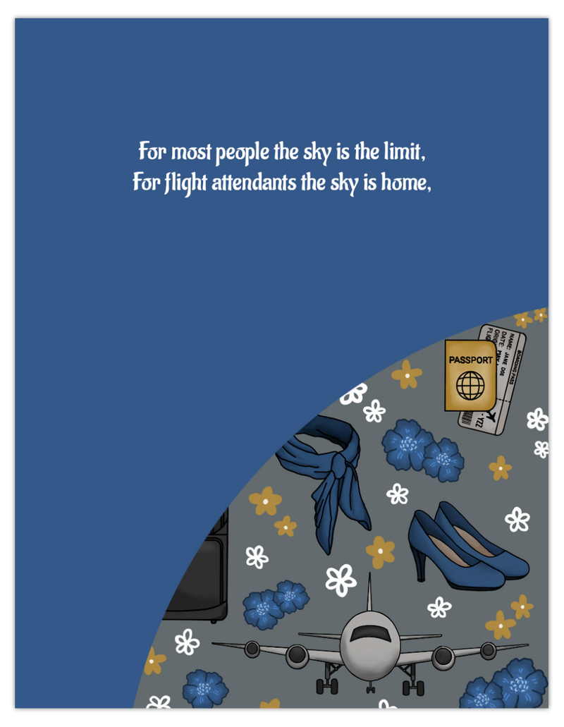 Flight Attendant Spiral Notebook / Journal-zoom-