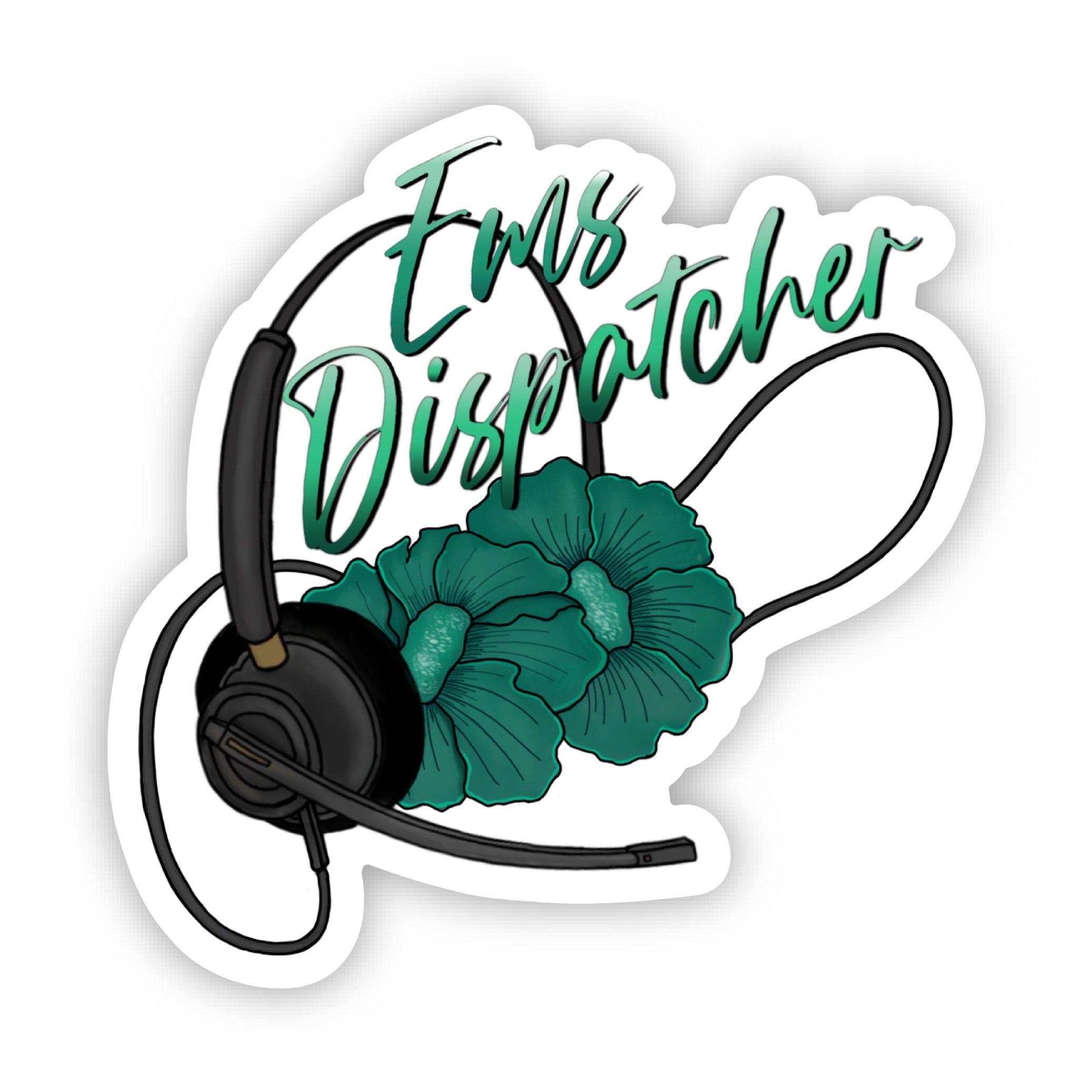 Sticker | EMS Dispatch Flower-zoom-1